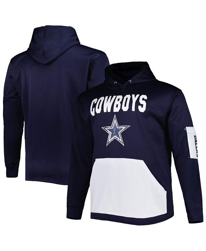 Fanatics Men's Branded Navy Dallas Cowboys Big and Tall Pullover Hoodie