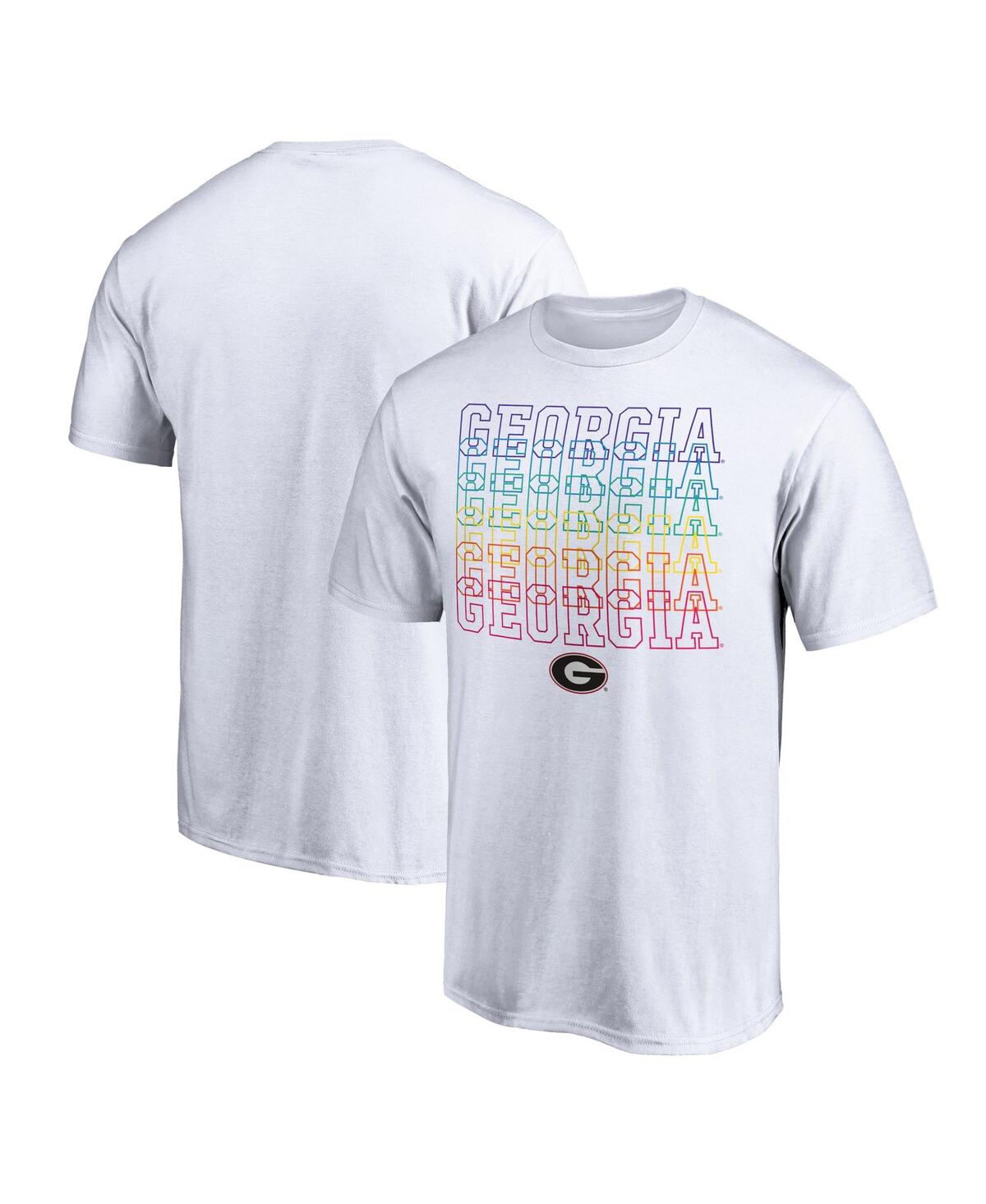 Fanatics Men's  White Georgia Bulldogs City Pride T-shirt