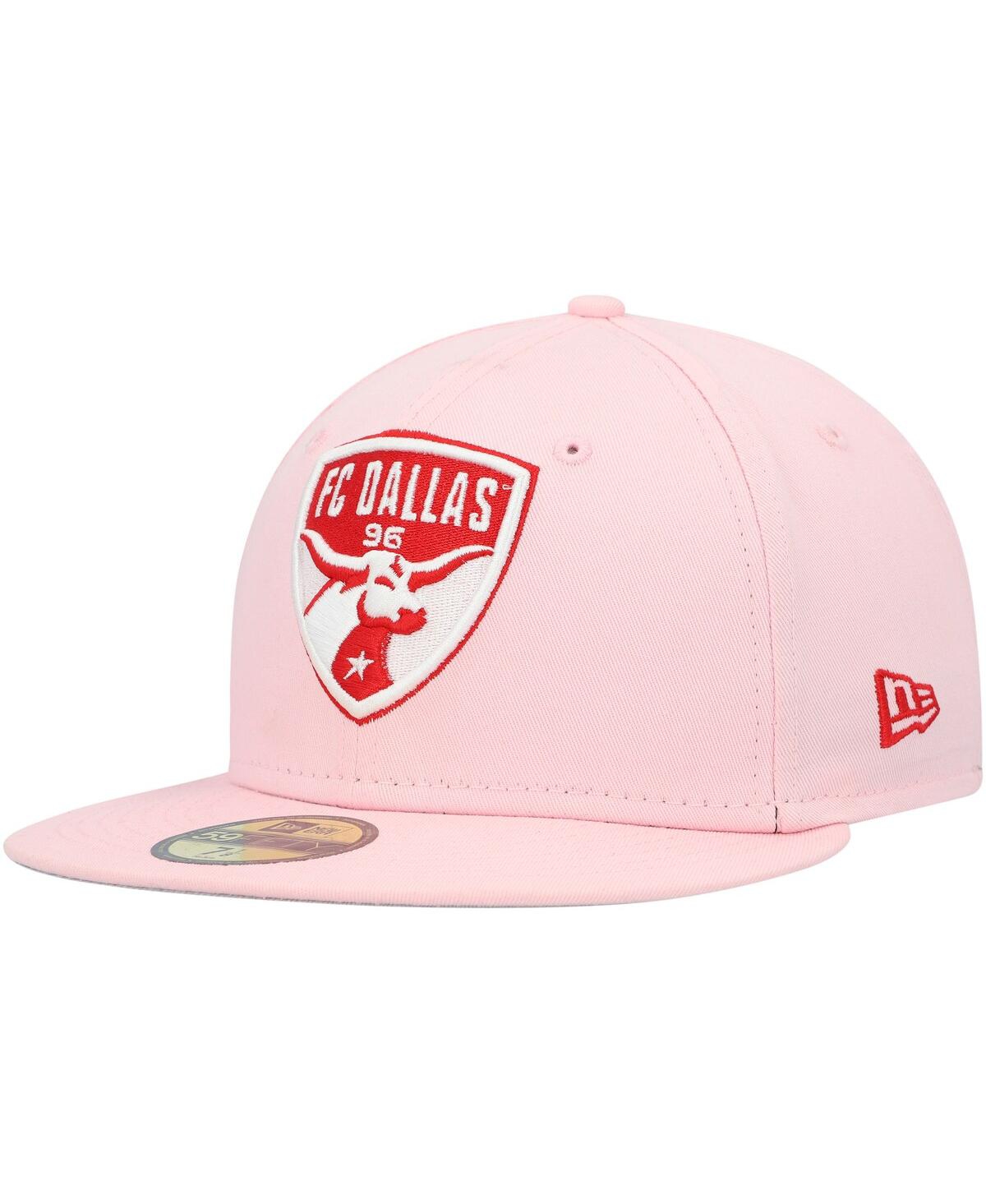 New Era Pink Fc Dallas Pastel Pack 59fifty Fitted Hat In Pink