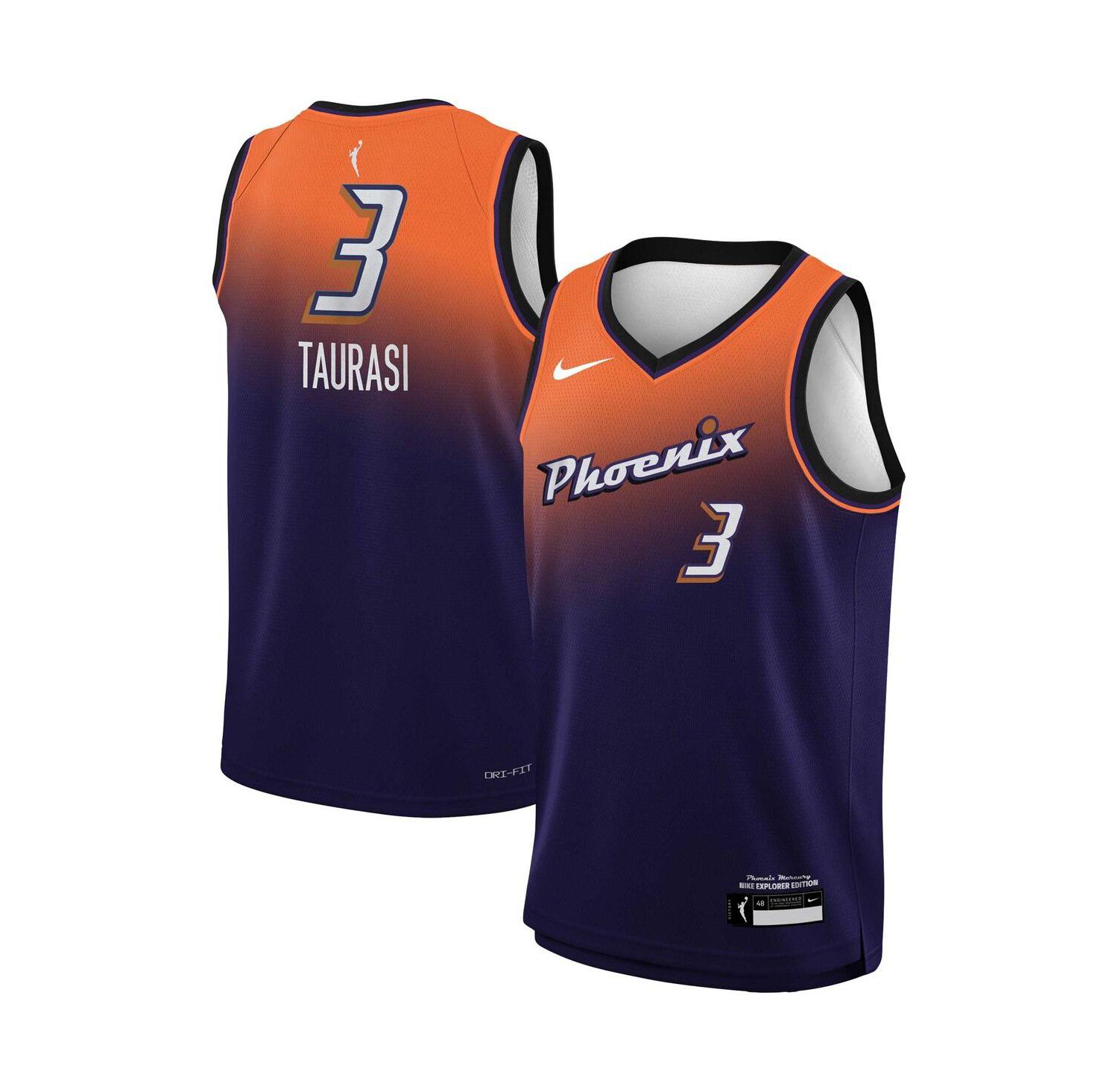 Big Boys and Girls Diana Taurasi Purple Phoenix Mercury Swingman Player Jersey - Explorer Edition