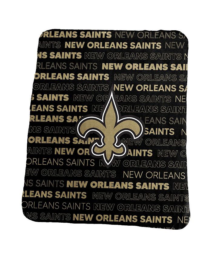 New Orleans Saints NFL Team Helmet Fleece Blanket 60x80 main image 1