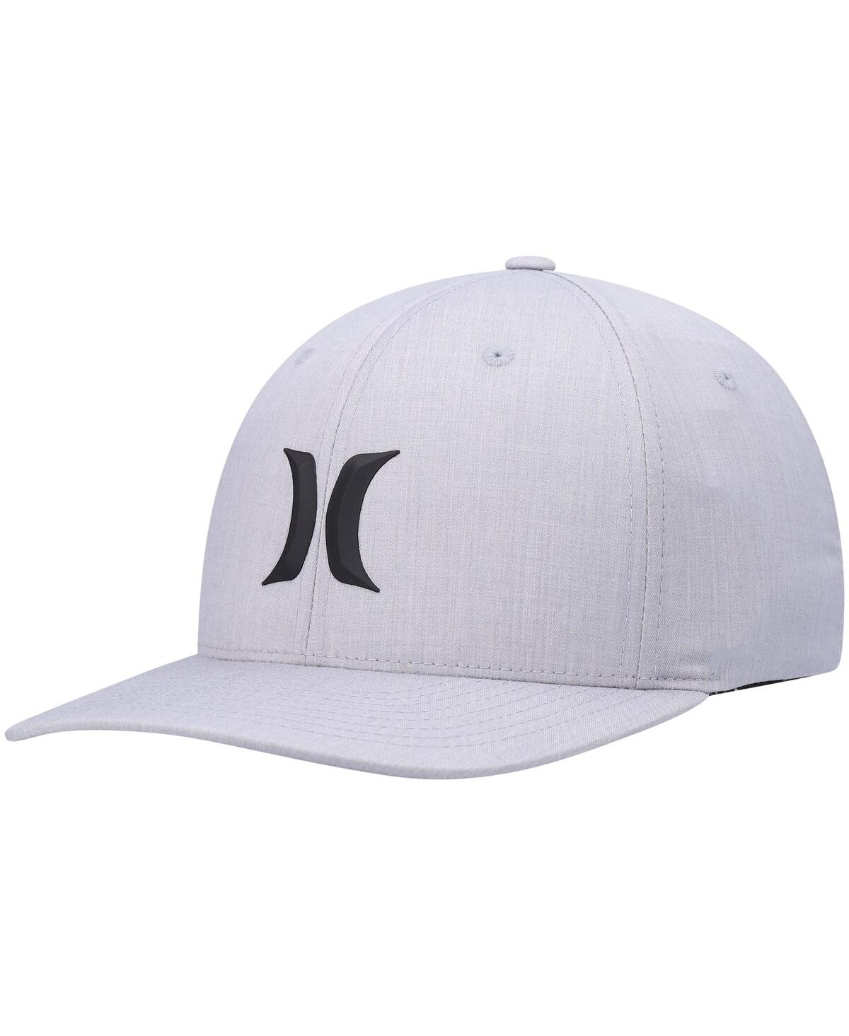 Shop Hurley Men's  Gray Icon Weld Logo Flex Hat