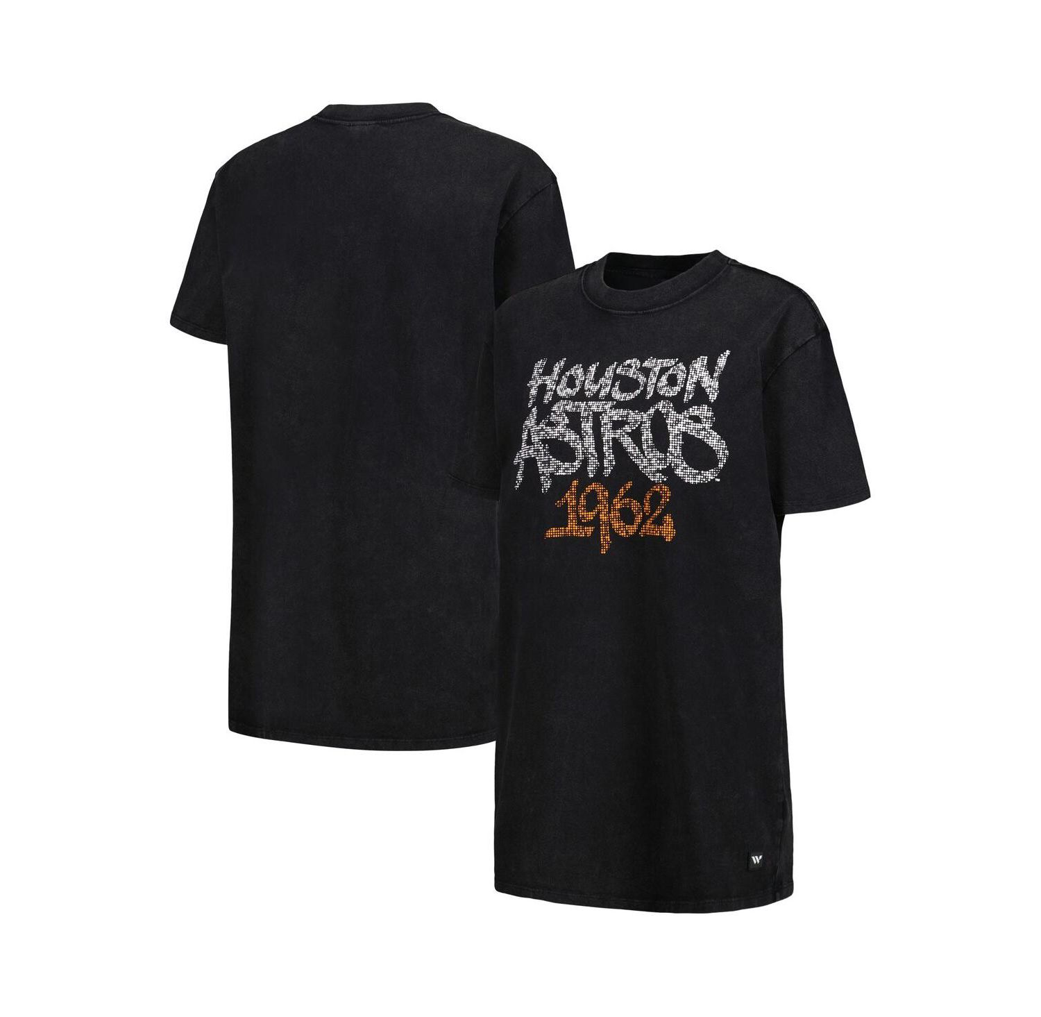 Women's Black Houston Astros T-shirt Dress