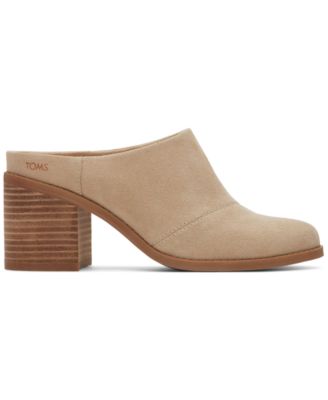 Women's Evelyn Stacked-Heel Mules