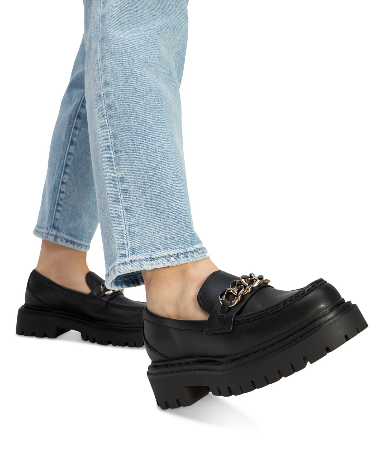 Женские туфли ALDO Brixtonn Chain Lug, цвет: Средний бежевый — фото 11
