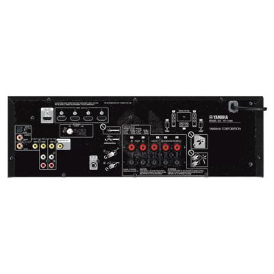 RX-V385BL 5.1 Channel AV Receiver with YPAO Automatic Room Calibration
