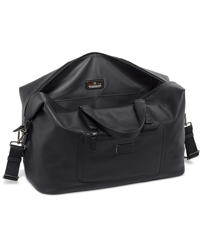 TUMI Men's Harrison Nelson Leather Duffel Bag Macy's