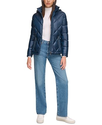 Calvin klein peached down sales parka