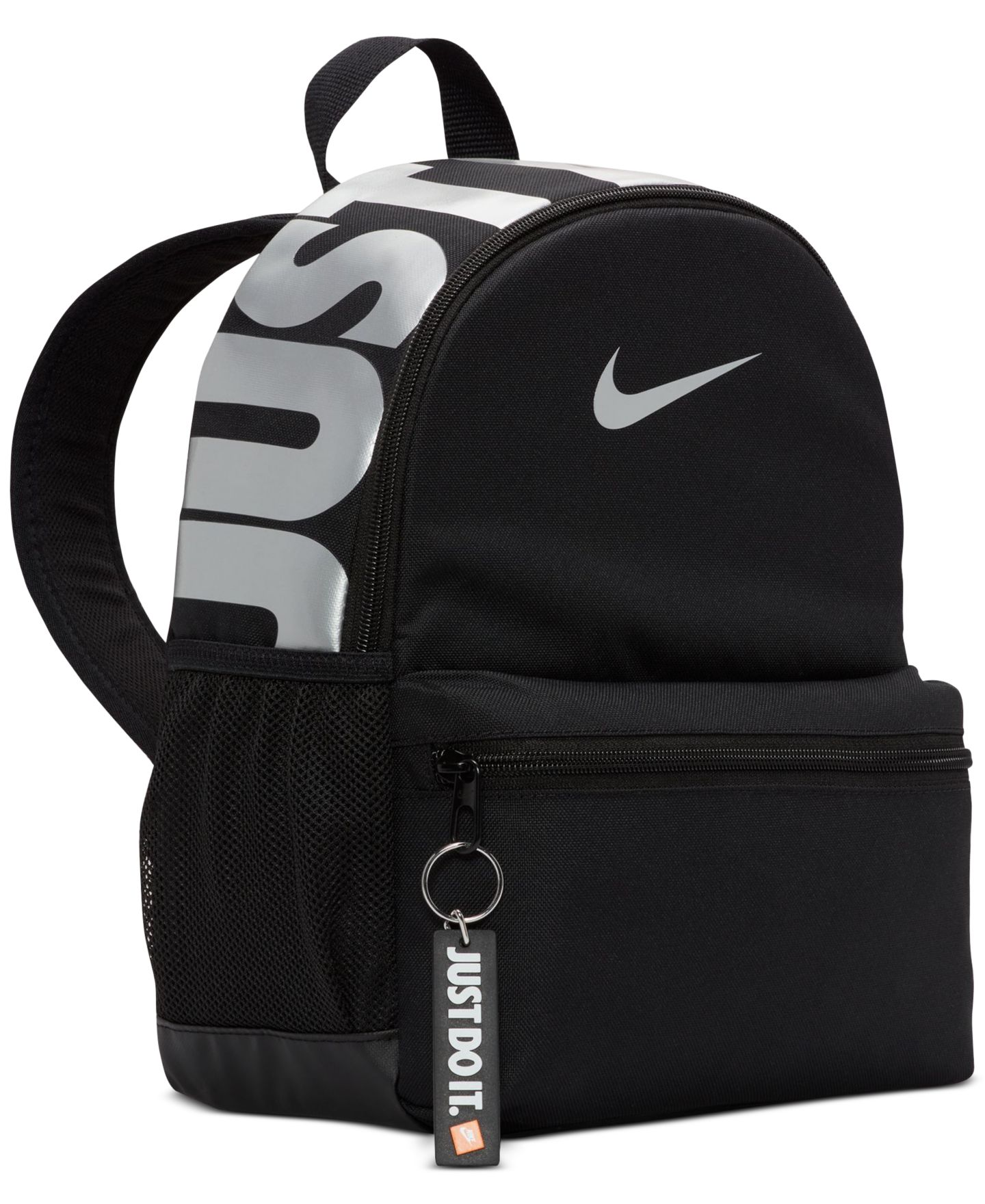 Рюкзак Nike Brasilia JDI Mini для детей, цвет: Чёрный / Белый — фото 5