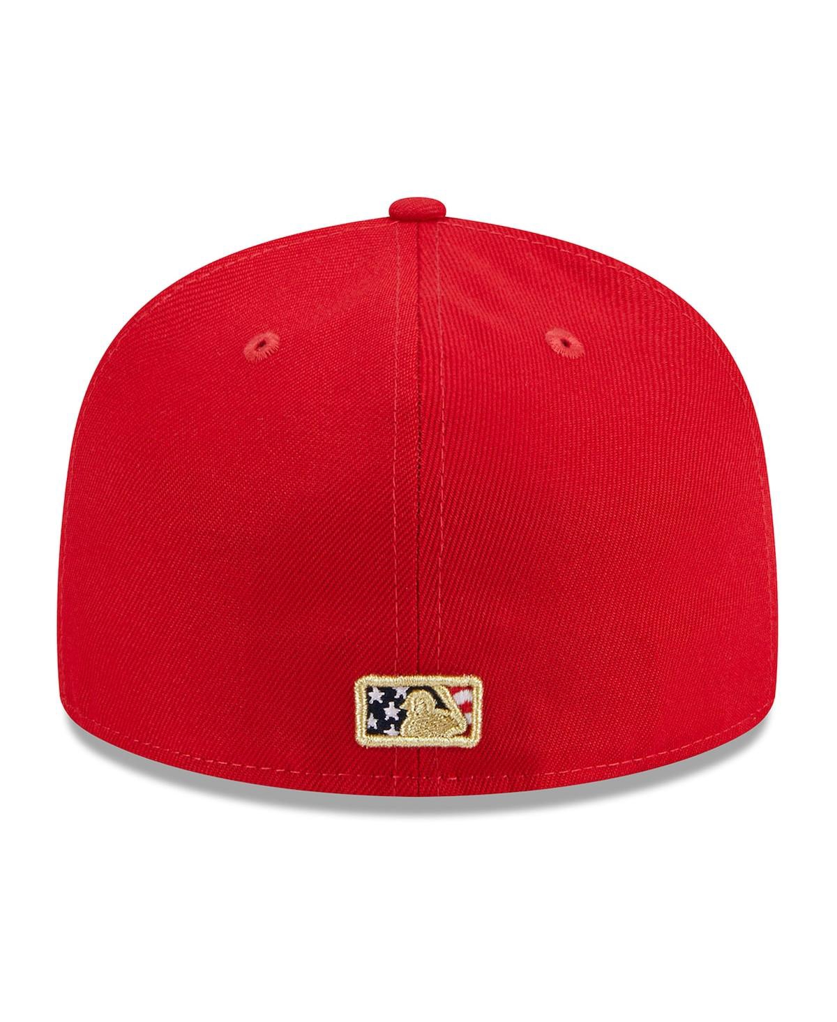 Men's New EraOakland Athletics 2023 Fourth of July 59FIFTY Fitted Hat - Red