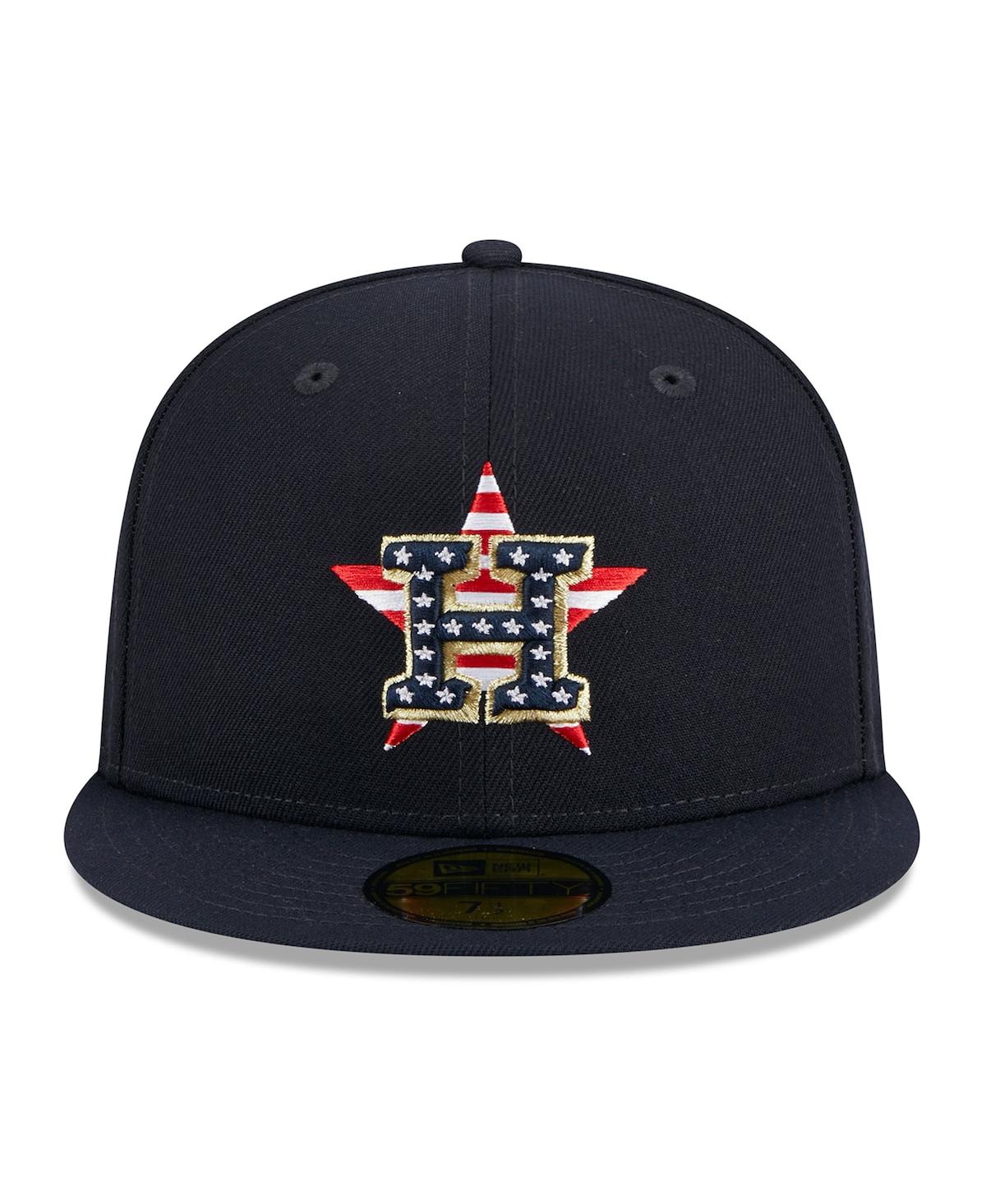 Shop New Era Men's  Navy Houston Astros 2023 Fourth Of July 59fifty Fitted Hat