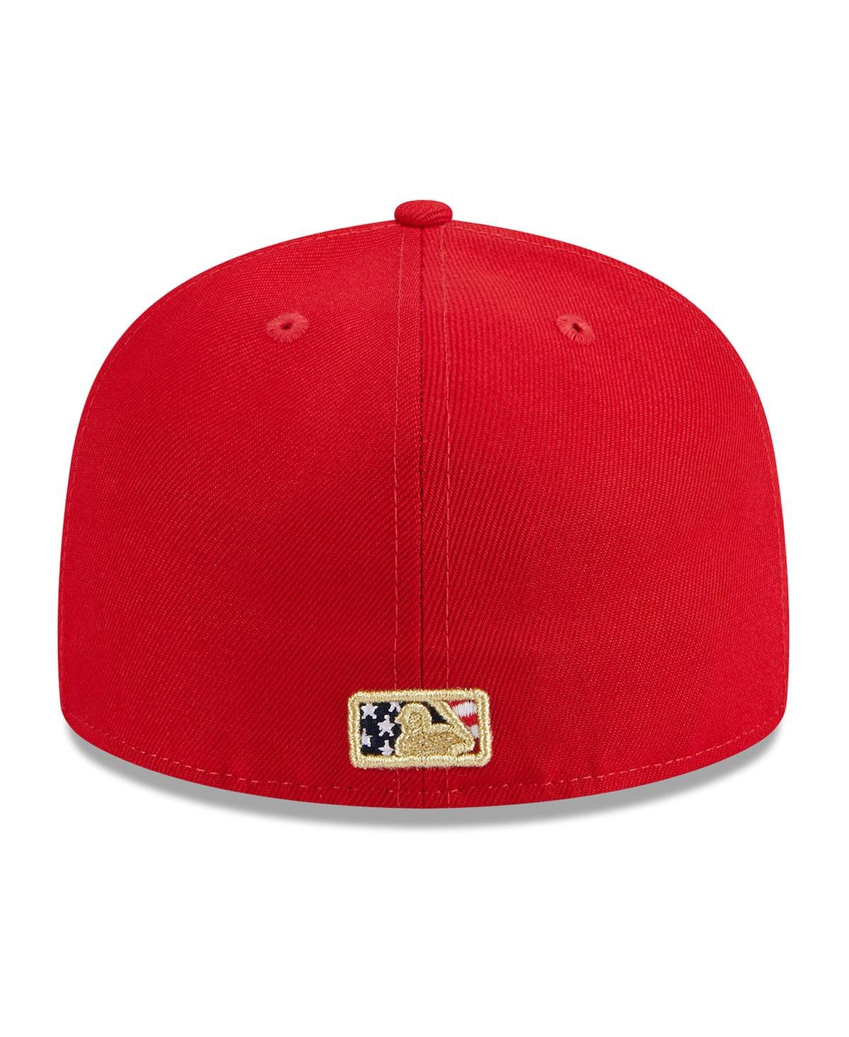 New Era Men's  Red Chicago White Sox 2023 Fourth Of July Low Profile 59fifty Fitted Hat In Red