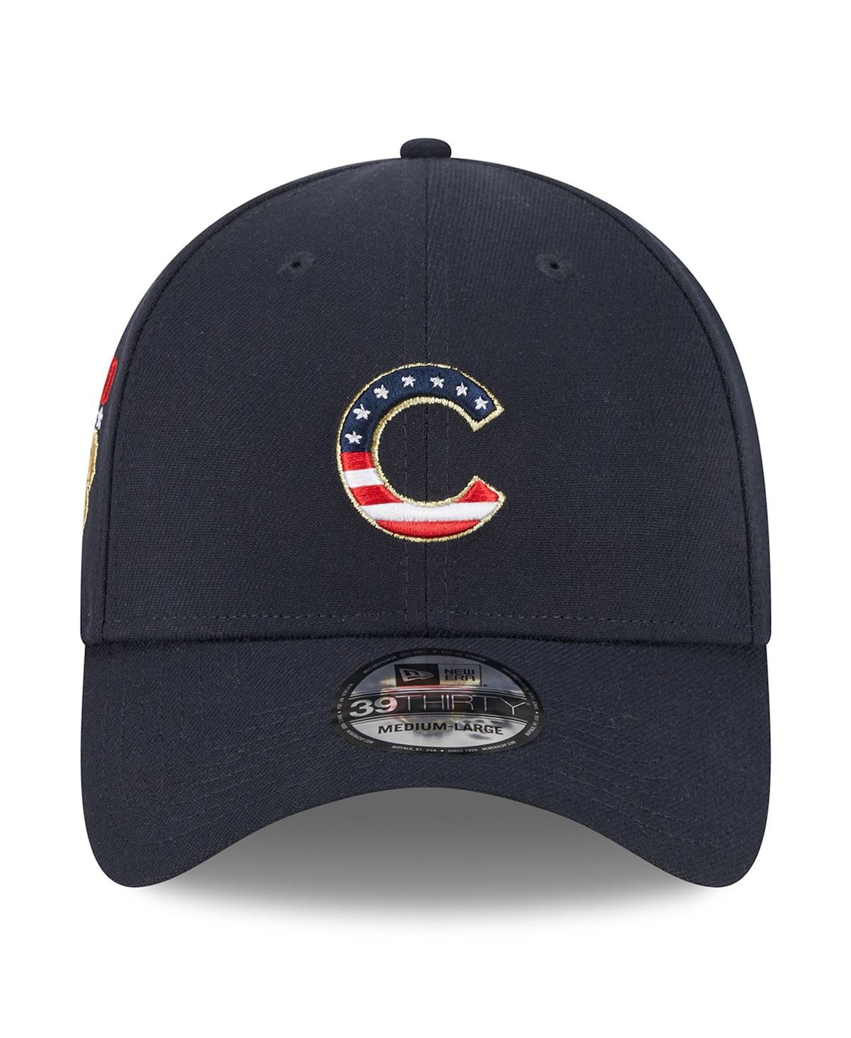 Men's New EraChicago Cubs 2023 Fourth of July 39THIRTY Flex Fit Hat - Navy