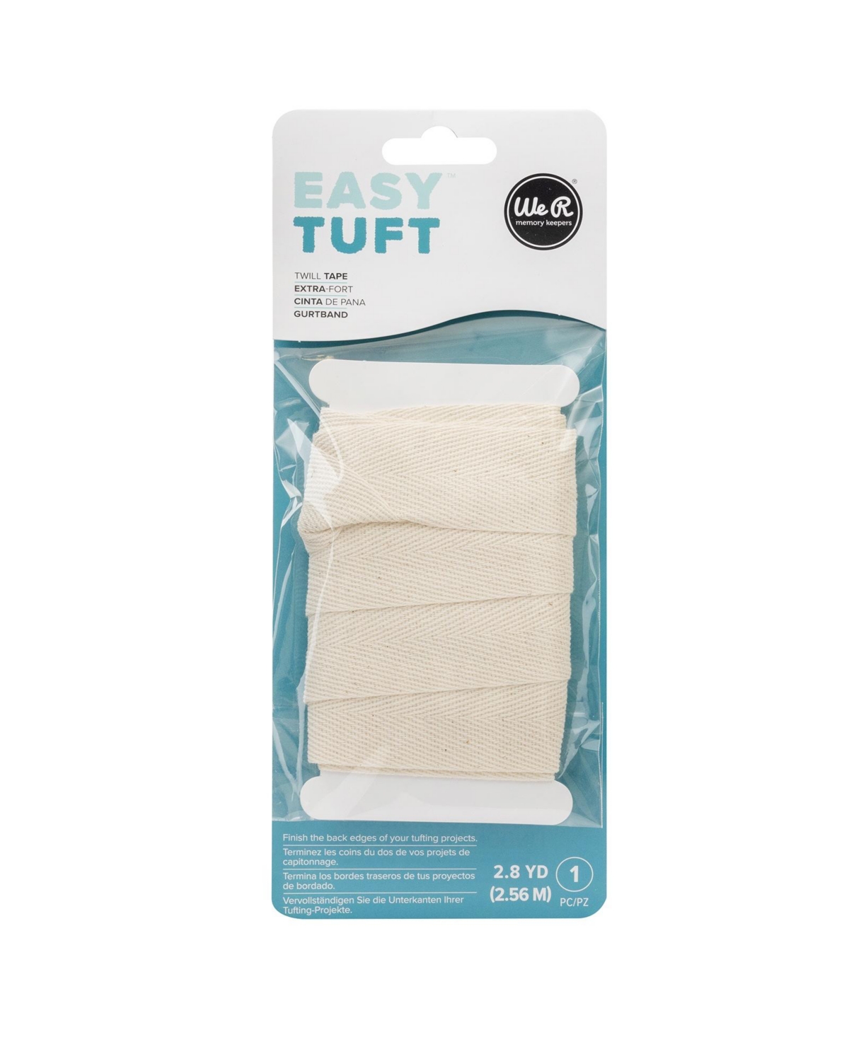 16530904 We R Memory Keepers Easy Tuft Twill Tape 2.8yd sku 16530904