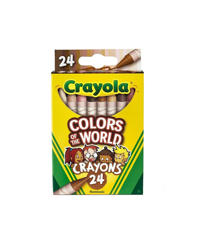 Crayola Colors Of The World Crayons 24/Pkg Macy's