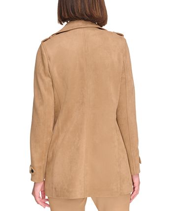Calvin klein petite best sale trench coat