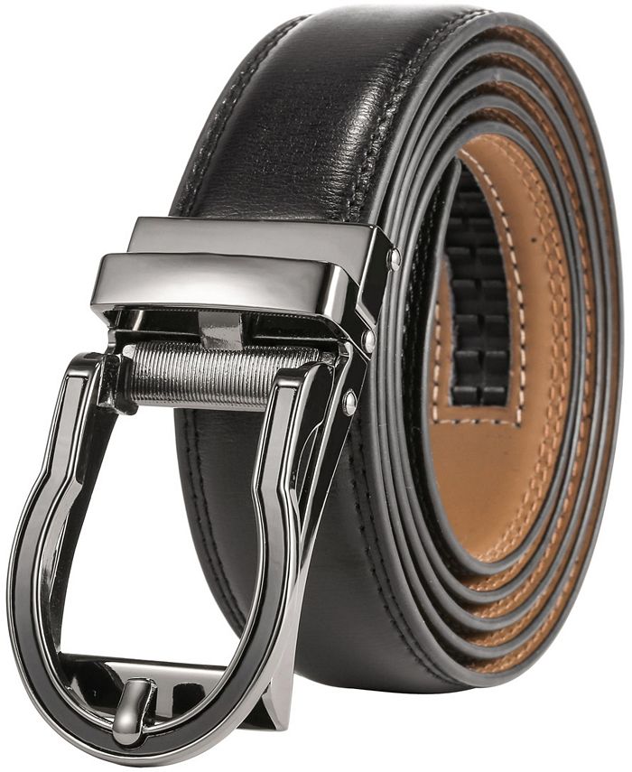 Mio Marino Men's Arch Leather Linxx Ratchet Belt - Macy's