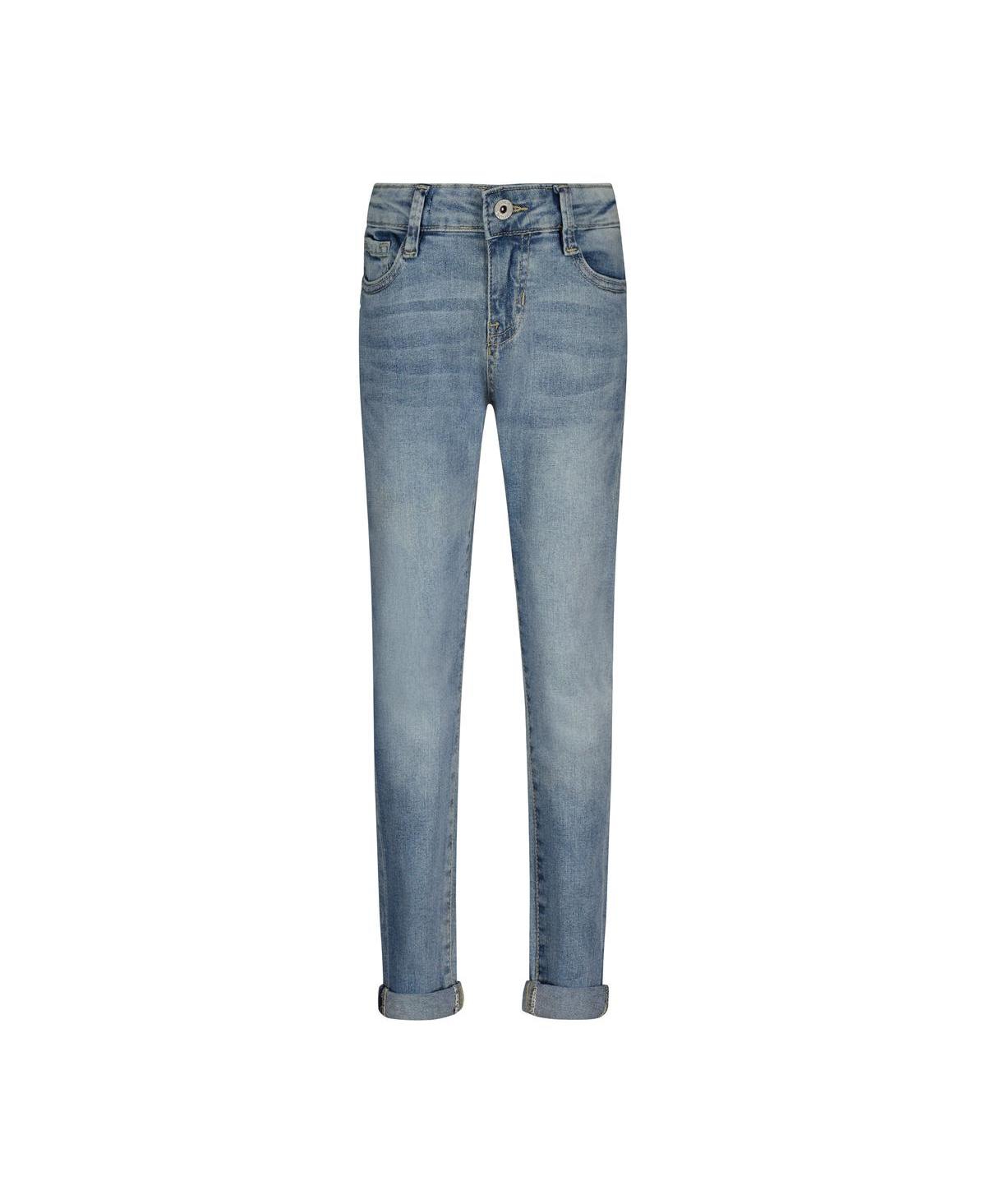 Jessica Simpson Big Girls Cuffed Mid-Rise Skinny Jeans
