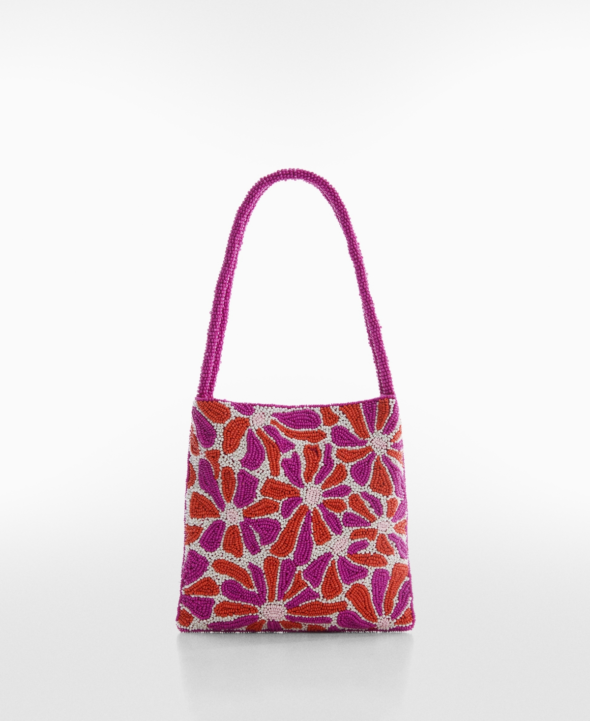 Mango Women s Beaded Mini Bag Fuchsia Smart Closet