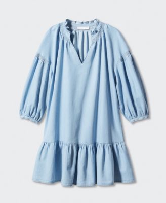 Women's Oversize Puffed Sleeve Dress