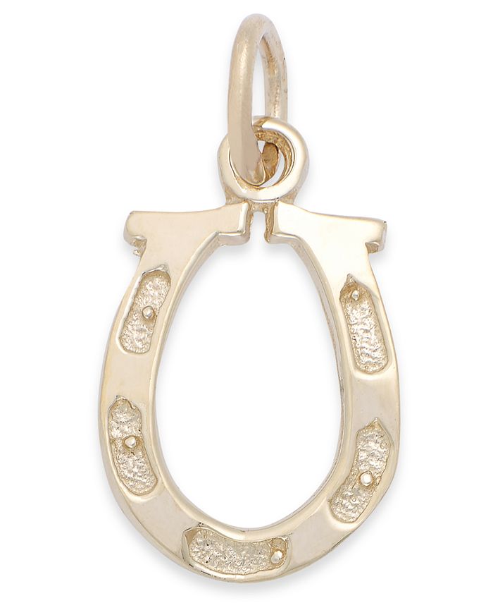 Macy s Polished Horseshoe Charm in 14k Gold Macy s