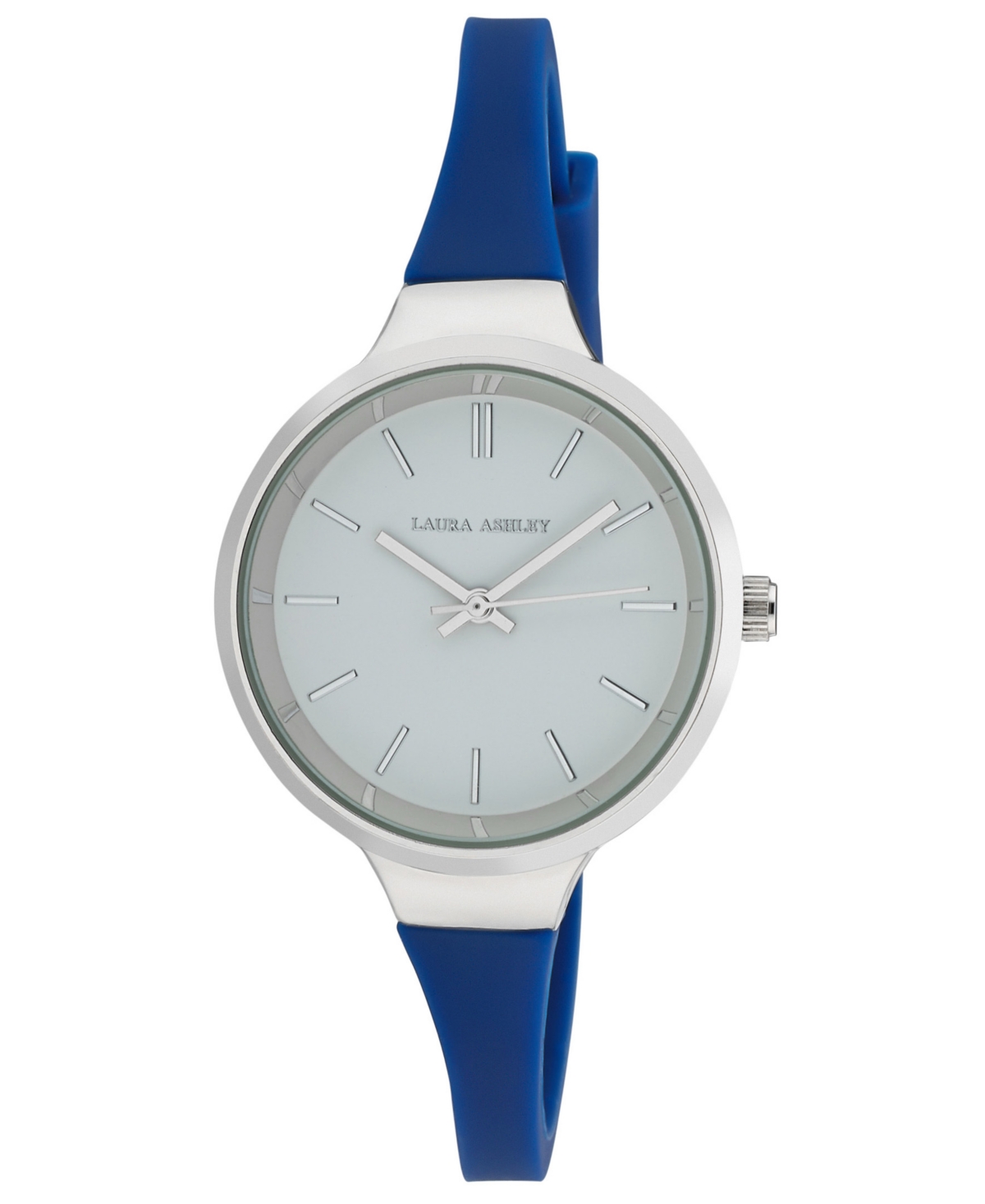 Women's Quartz Blue Silicone Watch 34mm - Blue