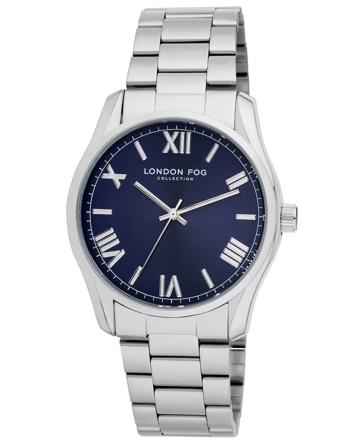 Women's Quartz Glasgow Silver-Tone Alloy Watch 40mm - Blue