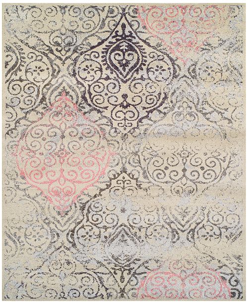 Macy's Fine Rug Gallery Neo Grey Moor Linen 7'10" x 10'7" Area Rug