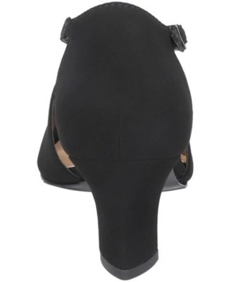 Women's Elegance Cross Strap Front Pumps