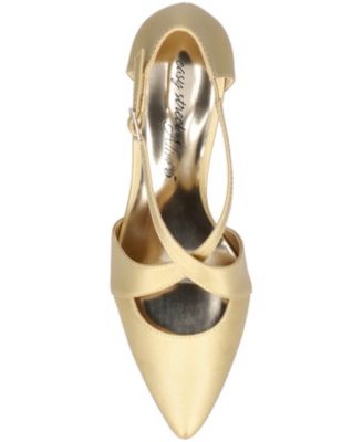 Women's Elegance Cross Strap Front Pumps