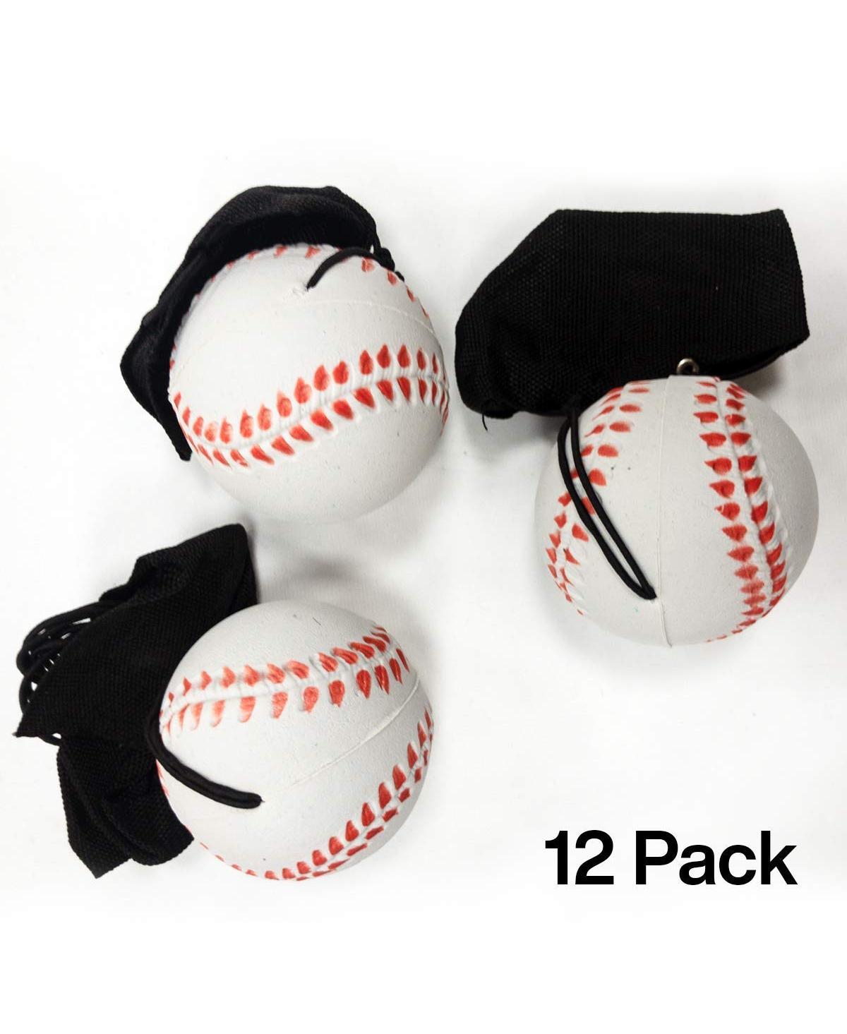 Everything You Need Kicko Practice Baseballs on Elastic Cord - Pack - 2.25 Inch - Reactive Wrist Balls for Spring Training, Fun Outdoor Activity fo