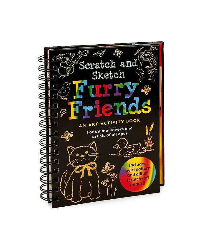 Barnes & Noble Scratch Sketch Furry Friends TraceAlong An Art