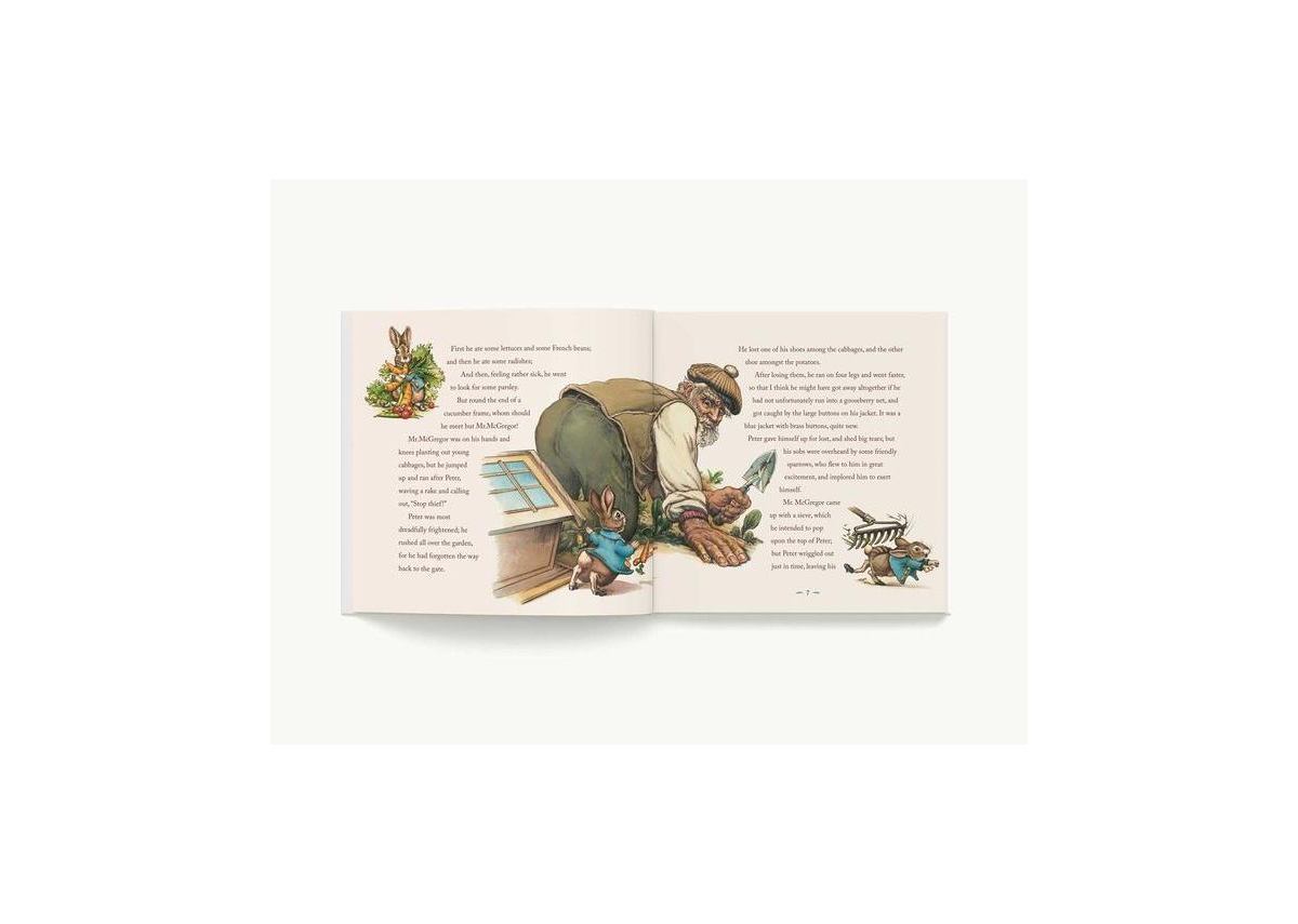 The Classic Tale of Peter Rabbit Classic Heirloom Edition- The Classic Edition Hardcover with Slipcase and Ribbon Marker by Beatrix Potter