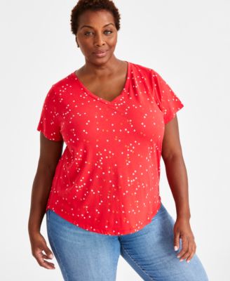 Style Co Plus Size Perfect T Shirt Created for Macy s Macy s