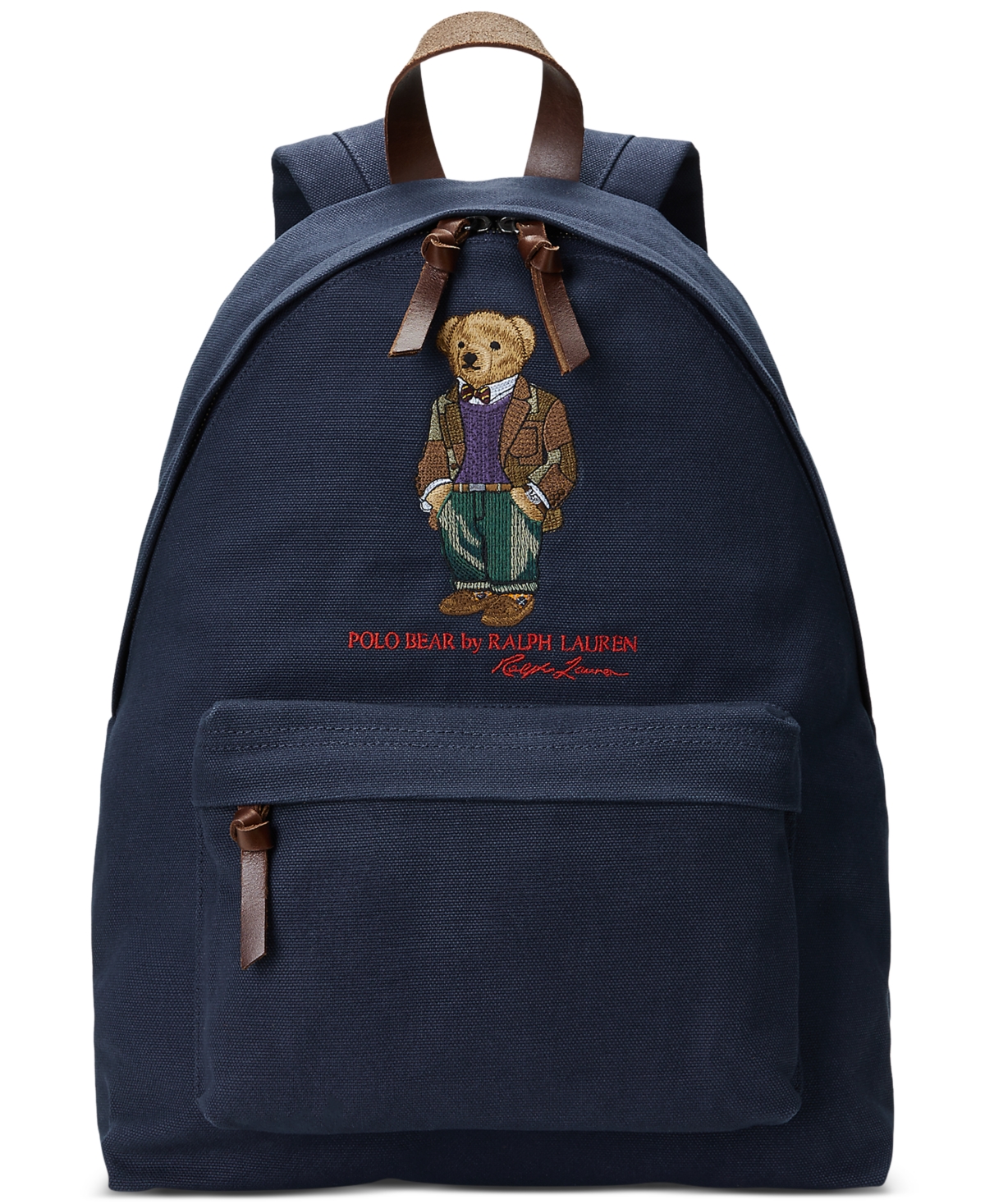 Polo Ralph Lauren Men's Polo Bear Canvas Backpack In Newport Navy Bear