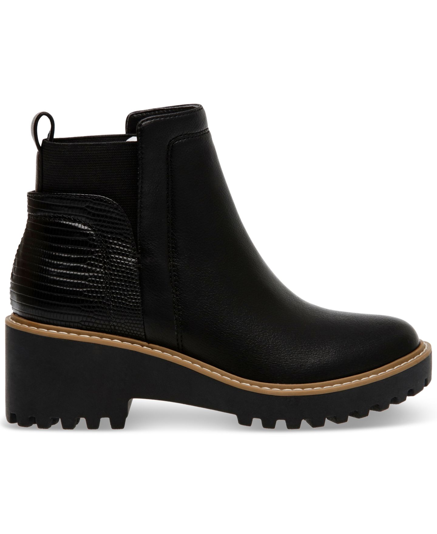 Женские ботинки DV Dolce Vita Rielle Chelsea Lug Sole Booties, цвет: Чёрный — фото 2