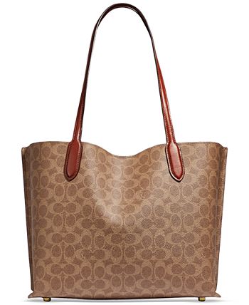 COACH Willow Bucket Bag In Signature Canvas - Macy's