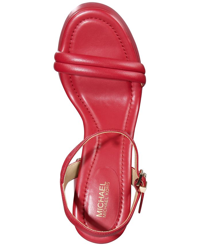Michael Kors MICHAEL Women's Laci Ankle-Strap Platform Sandals - Macy's