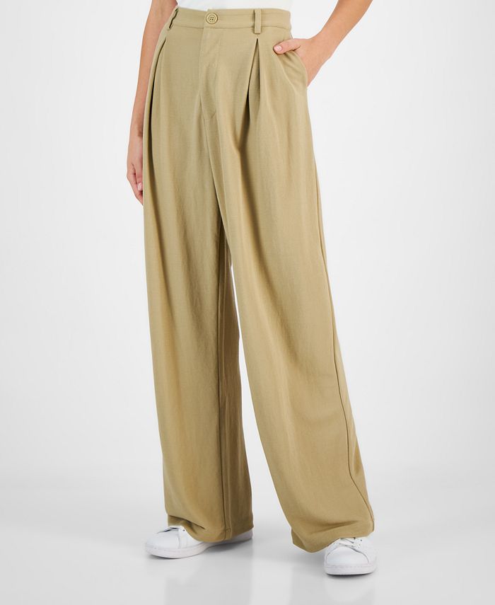 And Now This Women's Pleated High Rise Wide-Leg Pants, Created for