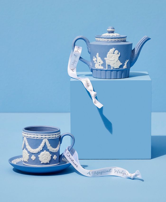 Wedgwood Christmas Tea Cup & Saucer Ornament Macy's