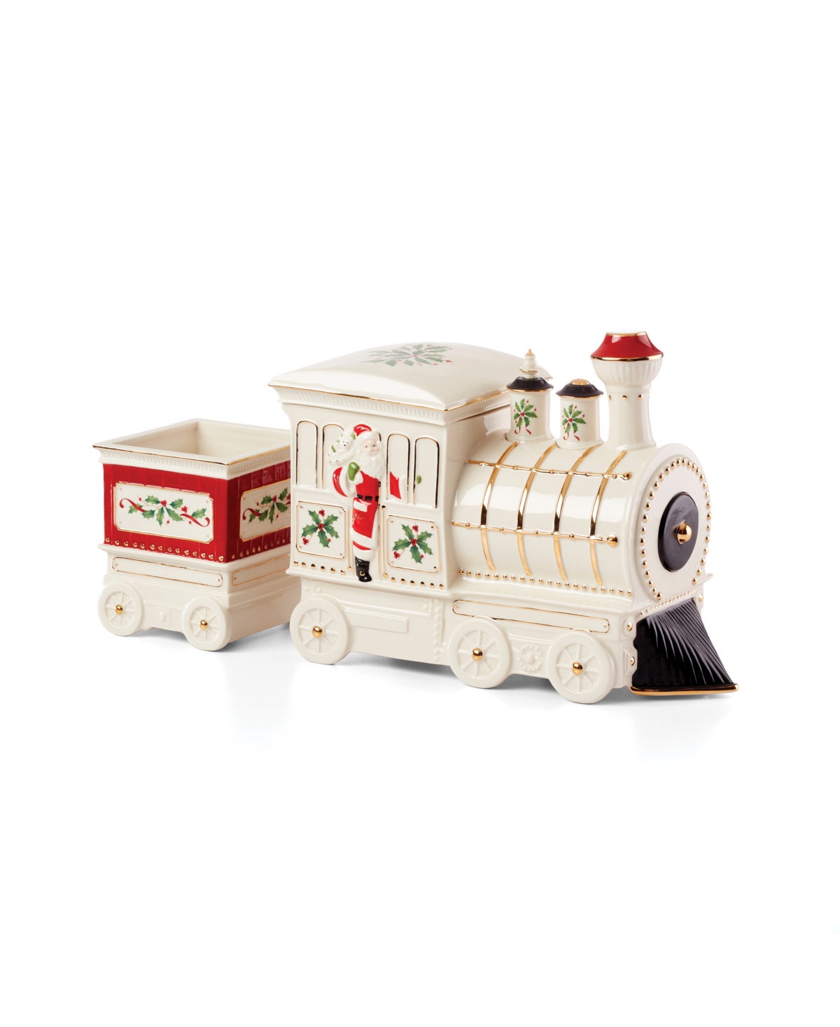 Holiday Figural Train Buffet Caddy - Multi and Ivory