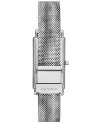 Women's Hagen Quartz Three Hand Silver-Tone Stainless Steel Watch, 22mm
