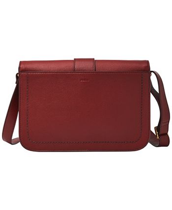 Fossil Large Zoey Leather Crossbody Bag - Macy's