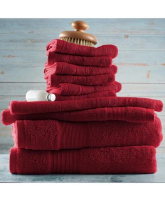 Luxury Soft Combed Cotton 10-Piece Towel Set