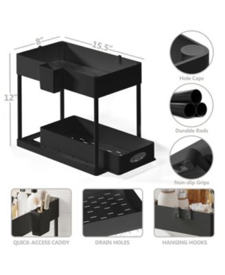 Under Sink Bathroom & Kitchen Cabinet Organizer