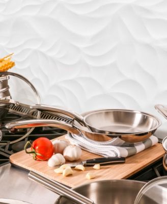 Belly Shape 18/10 Stainless Steel 9.5" Fry Pan