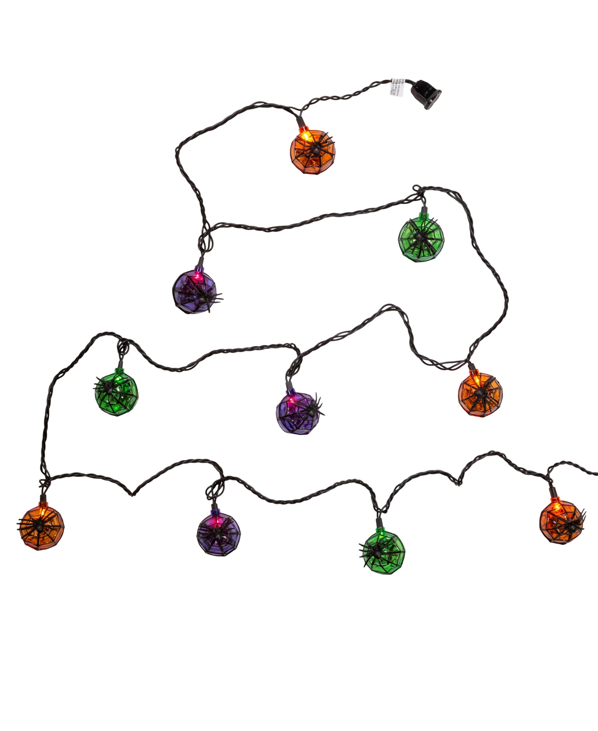 Kurt Adler Ul 10-LightColor Spider Light Set - Multi