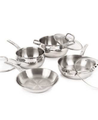 Belly 18/10 Stainless Steel 7 Piece Starter Cookware Set