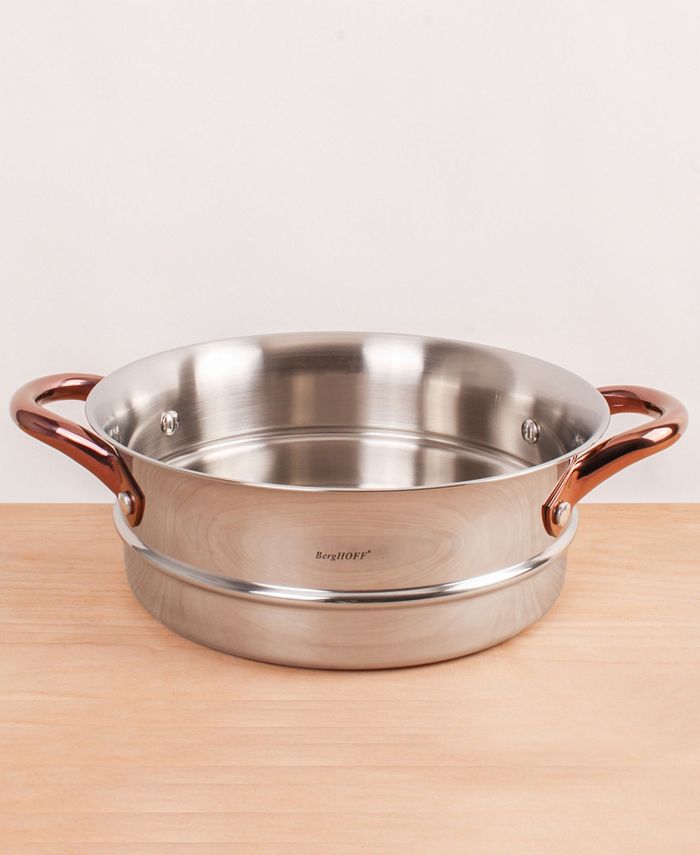 BergHOFF 18/10 Stainless Steel 3 Piece Steamer Set - Macy's