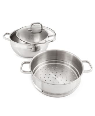 Belly 18/10 Stainless Steel 3 Piece Steamer Set